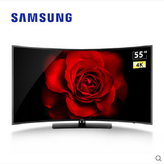 Samsung/三星  55吋超高清4K智能曲面液晶电视机